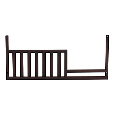 Kingsley Brunswick Toddler Guard Rail in Espresso. View a larger version of this product image.