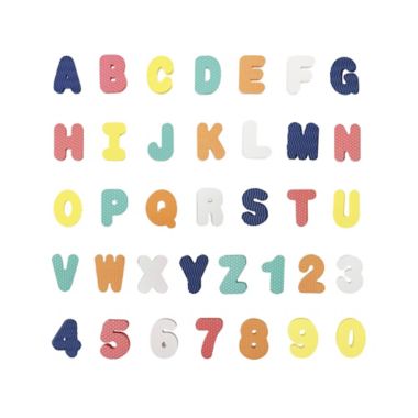 mighty goods&trade; 36-Piece Bath Foam&nbsp;Letters and Numbers Set. View a larger version of this product image.