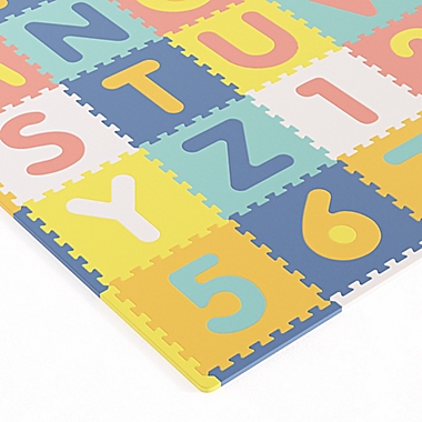 mighty goods&trade; Alphabet Puzzle Foam Playmat Set. View a larger version of this product image.