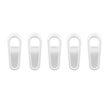 mighty goods&trade; 6-Pack Children's Hanger Clips in White. View a larger version of this product image.