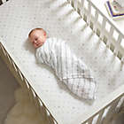 Alternate image 2 for aden + anais&trade; essentials Dove Muslin 4-Pack swaddleplus&reg; Blankets in Grey/White