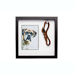 Pearhead&reg; Pet 6.5-Inch x 4.5-Inch Dog Collar Picture Frame in Brown
