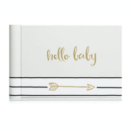 Pearhead® "Hello Baby" Brag Book in Grey