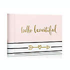 Alternate image 1 for Pearhead&reg; &quot;Hello Beautiful&quot; Brag Book in Pink