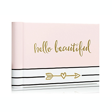 Pearhead&reg; &quot;Hello Beautiful&quot; Brag Book in Pink. View a larger version of this product image.