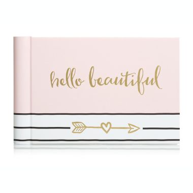 Pearhead&reg; "Hello Beautiful" Brag Book in Pink. View a larger version of this product image.