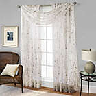 Alternate image 0 for Willow Print Window Scarf Valance in Blue