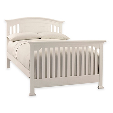 Kingsley Brunswick Full Size Bed Rails in White. View a larger version of this product image.