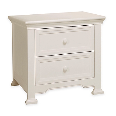 Kingsley Brunswick Nightstand in White. View a larger version of this product image.