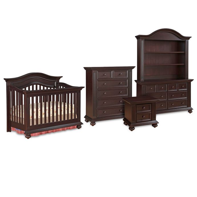 Kingsley Keyport Nursery Furniture Collection In Espresso Bed