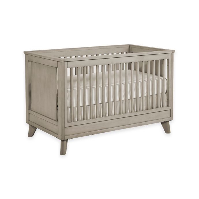 Kingsley Wyndham 3 In 1 Convertible Crib In Ash Grey Buybuy Baby