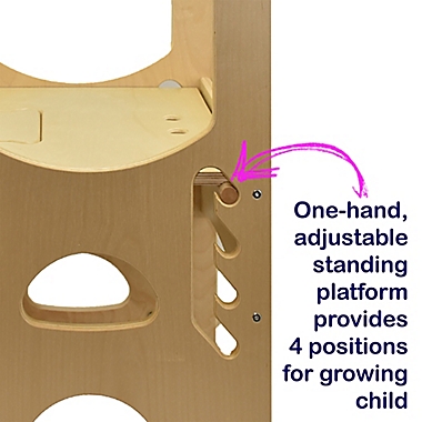 Little Partners Original Learning Tower Step Stool in Natural. View a larger version of this product image.