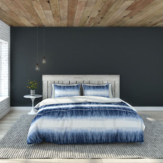 Colorfly Fletcher Duvet Cover Set In Indigo Bed Bath Beyond