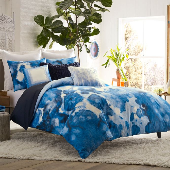 Blissliving Home Casa Azul Reversible Duvet Cover Set Bed Bath