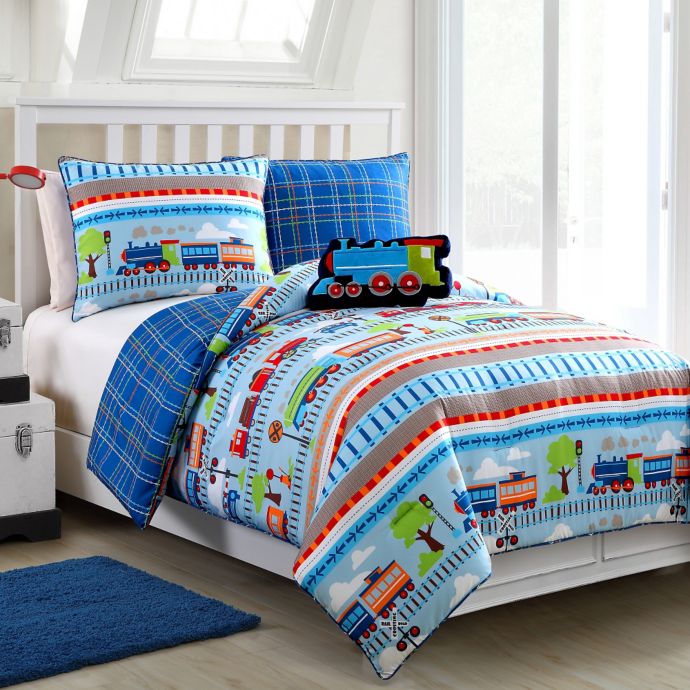 All Aboard Reversible Comforter Set Bed Bath Beyond