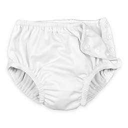 i play.® Size 4T Ultimate Snap Reusable Swim Diaper in White