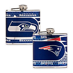 NFL Stainless Steel Metallic Hip Flask Collection