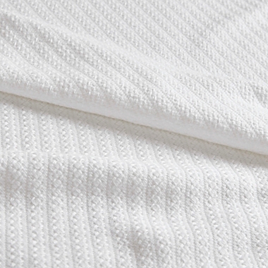 Madison Park Liquid Cotton Full/Queen Blanket in White. View a larger version of this product image.