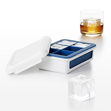OXO Good Grips&reg; Covered Large Cube Silicone Ice Cube Tray. View a larger version of this product image.