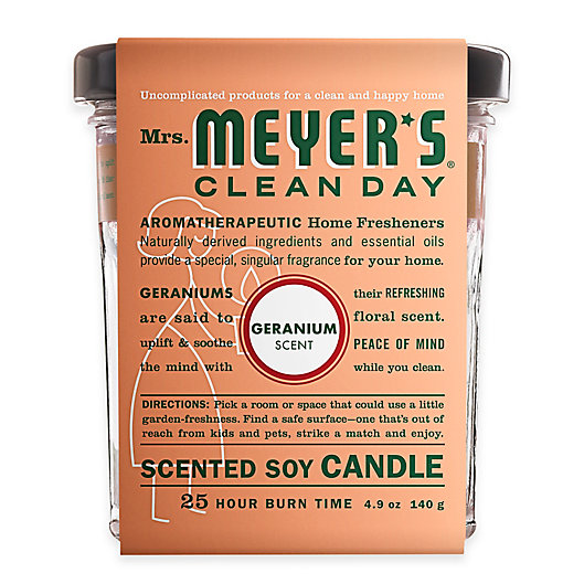 Alternate image 1 for Mrs. Meyer's® Clean Day Geranium Small Jar Candle