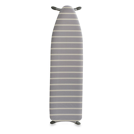 Alternate image 1 for Sailor Stripe Reversible Ironing Board Cover in Grey/Ivory
