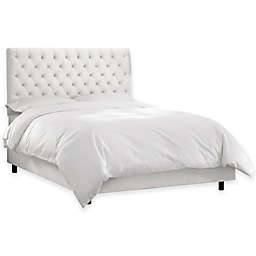 Skyline Furniture Filmore King Bed in Velvet White