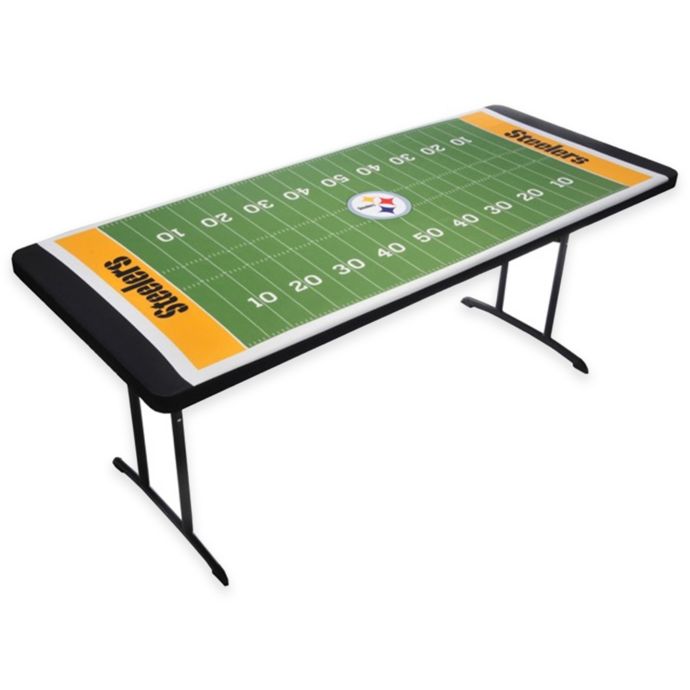 Pittsburgh Steelers TableTopit™ Football Field Table Cover Bed Bath