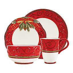 Fitz and Floyd® Damask Holiday 4-Piece Place Setting