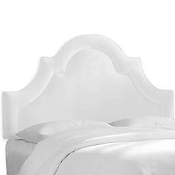 Skyline Furniture Hamilton Twin Headboard in Velvet White