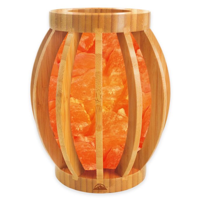 Himalayan Glow Bamboo Basket Salt Lamp Bed Bath Beyond