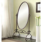 Alternate image 1 for Clarisse 26-Inch x 63-Inch Oval Floor Mirror in Antique Brown