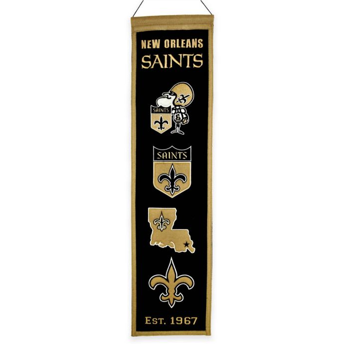 Nfl New Orleans Saints Heritage Banner Bed Bath Beyond