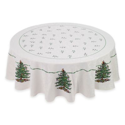 Spode&reg; Christmas Tree 70-Inch Round Tablecloth