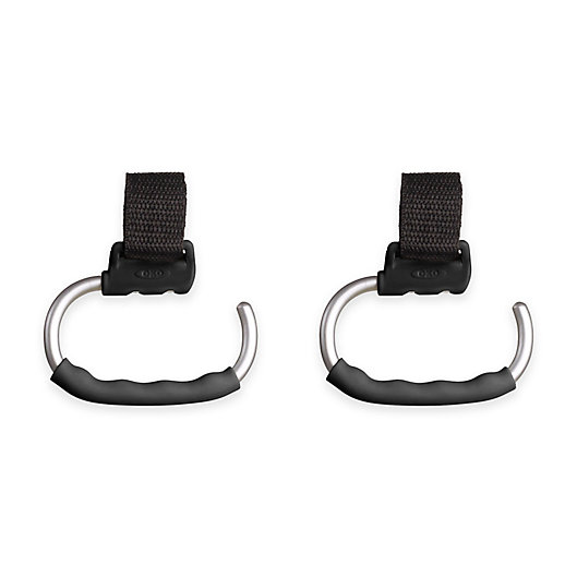 Alternate image 1 for OXO Tot® Handy Stroller Hooks in Grey (Set of 2)
