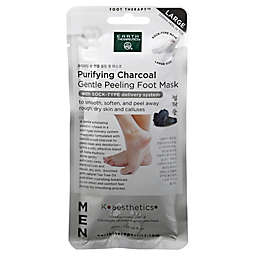 Earth Therapeutics® Men's Purifying Charcoal Peeling Foot Mask