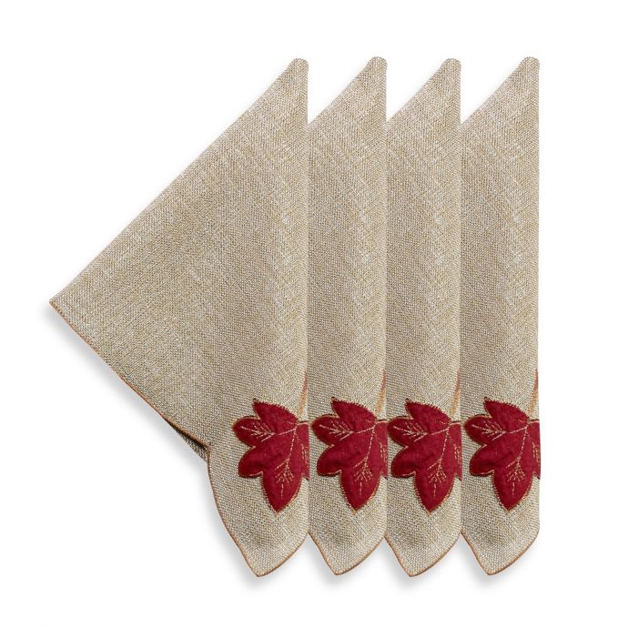 Fall Foliage Napkins (Set of 4) Bed Bath & Beyond