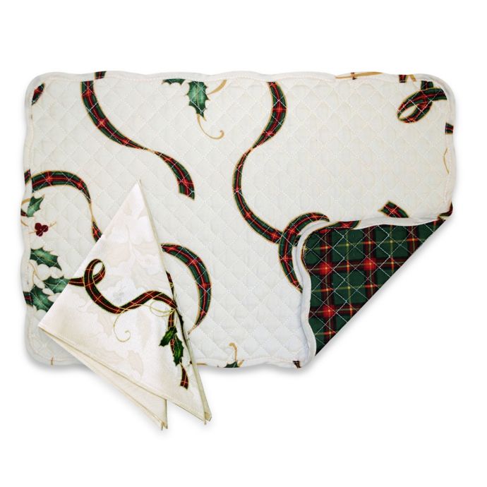 Lenox® Holiday Noveau Placemat and Napkin Collection Bed Bath and