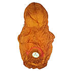 Alternate image 2 for Pet Life&reg; Medium Waterproof Folding Travel Dog Raincoat in Orange