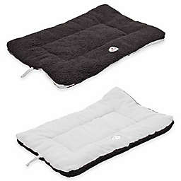 Pet Life® Reversible Large Pet Bed Mat in Black/White