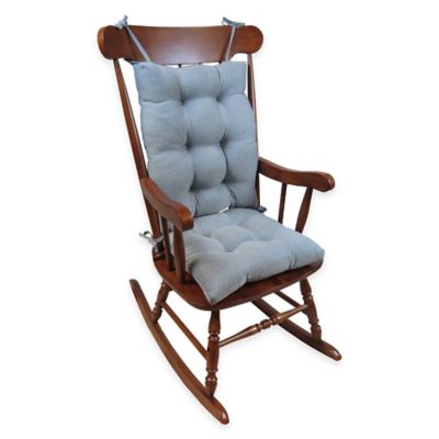 Klear Vu Gripper Jumbo Saturn Rocking Chair Cushion Set Blue