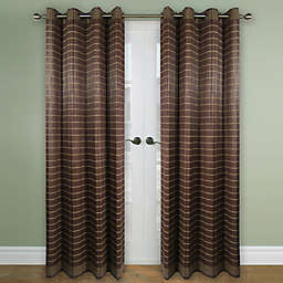 Versailles Home Natural Sustainable Bamboo Grommet Window Curtain Curtain Panel and Valance