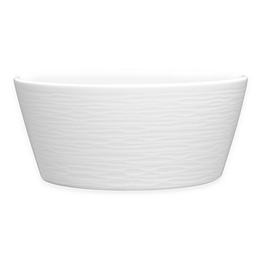 Noritake&reg; White on White Swirl Round Fruit Bowl. View a larger version of this product image.