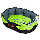 Alternate image 1 for Toughdog Performance-Max Sporty Comfort Cushioned Medium Dog Bed in Green/Black