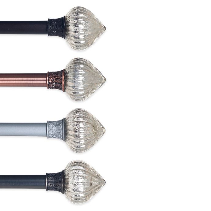 Victorian Heirloom 48 to 86Inch Adjustable Curtain Rod Bed Bath & Beyond