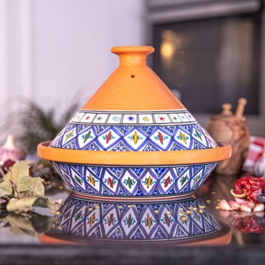 Kamsah Bohemian Blue Tagine. View a larger version of this product image.