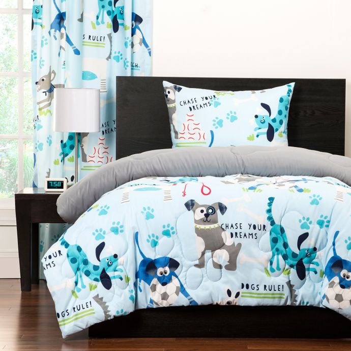 Crayola Chase Your Dreams Reversible Comforter Set Bed Bath
