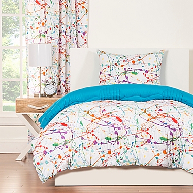 Crayola&reg; Splat Reversible Comforter Set. View a larger version of this product image.