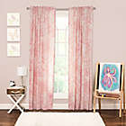 Alternate image 0 for Crayola&reg; Eloise 84-Inch Rod Pocket Window Curtain Panel in Pink