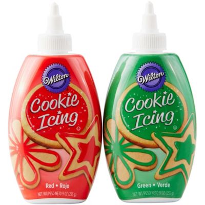 Wilton&reg; 2-Pack Christmas Cookie Frosting in Red/Green