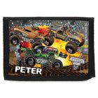 Alternate image 0 for Monster Jam&reg; Madness Child&#39;s Tri-Fold Wallet in Black